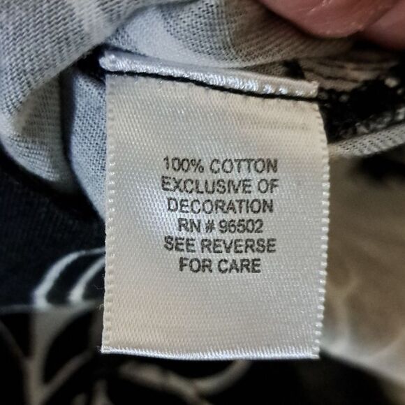 Krazy Kat Floral Black and White Blazer Jacket with Pink Accents size small - Picture 8 of 8